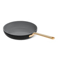 Beautiful 12pc Ceramic Non - Stick Cookware Set with Strainer Lids, White Icing by Drew Barrymore