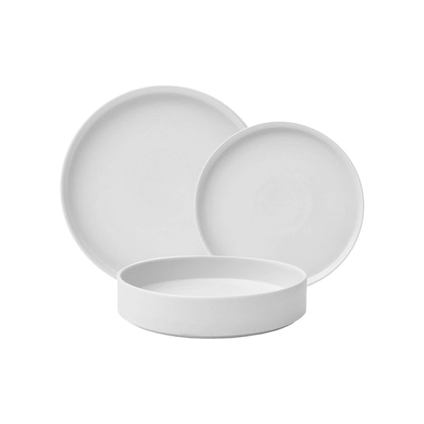 222 Fifth Kaden 12-Piece Dinnerware Set White