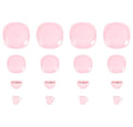 Stoneware Square 16pc Dinnerware Set, Matte Rosé