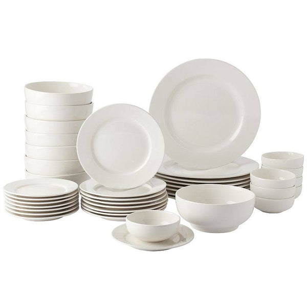 Food Network 40 Pc. Dinnerware Set, White, 40 Pcs 8