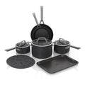 Ninja Neverstick Premium Hard - Anodized 10 - Piece Cookware Set, C39010