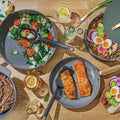Beautiful 12pc Ceramic Non - Stick Cookware Set with Strainer Lids, White Icing by Drew Barrymore