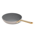 Beautiful 12pc Ceramic Non - Stick Cookware Set with Strainer Lids, White Icing by Drew Barrymore