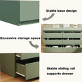 Kadyn Modern 6 Drawer Dresser Wood Cabinet, Dresser for Bedroom, Kitchen Storage Cabinet with Drawers, Chest of Drawers(Black)