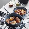 Valencia Pro Hard Anodized Healthy Ceramic Nonstick 16 Piece Cookware Pots and Pans Set