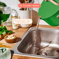 Beautiful 12pc Ceramic Non - Stick Cookware Set with Strainer Lids, White Icing by Drew Barrymore