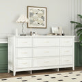 Kadyn Modern 6 Drawer Dresser Wood Cabinet, Dresser for Bedroom, Kitchen Storage Cabinet with Drawers, Chest of Drawers(Black)