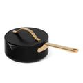 Beautiful 12pc Ceramic Non - Stick Cookware Set with Strainer Lids, White Icing by Drew Barrymore