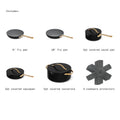 Beautiful 12pc Ceramic Non - Stick Cookware Set with Strainer Lids, White Icing by Drew Barrymore