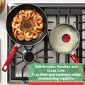 T - Fal Easy Care, 20 Piece Non - Stick Pots and Pans Cookware Set, Grey