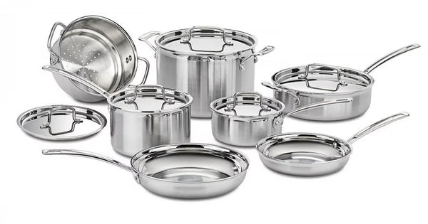 Cuisinart Multiclad Pro Triple Ply 12 - Piece Stainless Steel Cookware Set