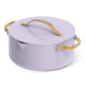 Beautiful 12pc Ceramic Non - Stick Cookware Set with Strainer Lids, White Icing by Drew Barrymore