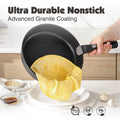 SENSARTE 17 Piece Pots and Pans Set. Detachable Handle Cookware