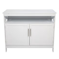 Ktaxon Kitchen Storage Sideboard Dining Buffet Server Cabinet Cupboard, Free Standing Storage Chest Cabinets and Shelf, White