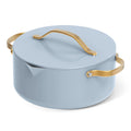 Beautiful 12pc Ceramic Non - Stick Cookware Set with Strainer Lids, White Icing by Drew Barrymore