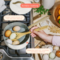 Beautiful 12pc Ceramic Non - Stick Cookware Set with Strainer Lids, White Icing by Drew Barrymore