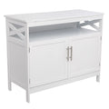 Ktaxon Kitchen Storage Sideboard Dining Buffet Server Cabinet Cupboard, Free Standing Storage Chest Cabinets and Shelf, White
