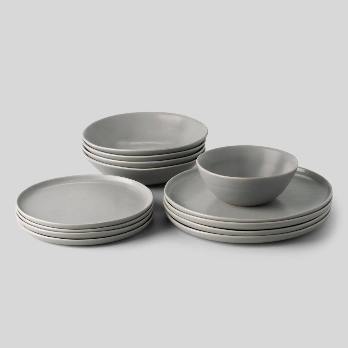 Fable Base Dinnerware Set in Dove Gray