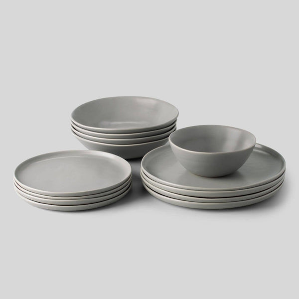 Fable Base Dinnerware Set in Dove Gray