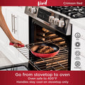 Ninja Foodi Neverstick Vivid Oven Safe 10 Piece Pots and Pans Cookware Set