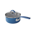 The Pioneer Woman Sutton 34 - Piece Ceramic Nonstick Cookware and Bakeware Set, Blue